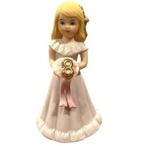 Growing Up Birthday Girl Figurine Age 8